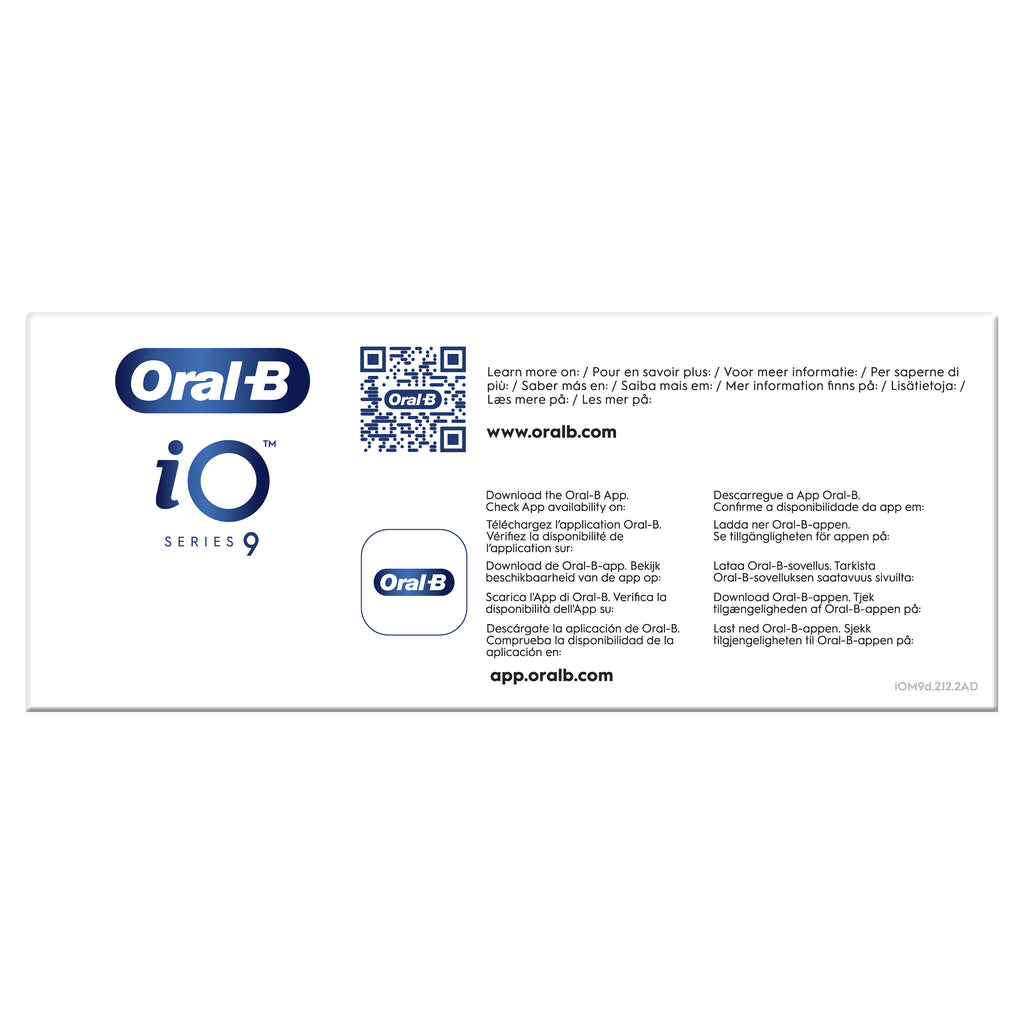 Oral-B iO 80363731 brosse à dents électrique Adulte Brosse à dents rotative oscillante Noir, Argent