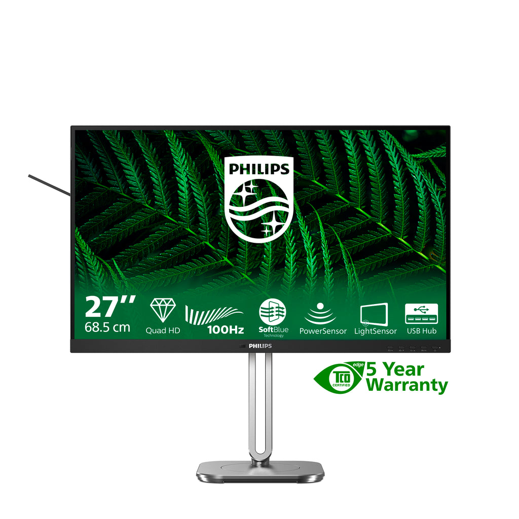 Philips 5000 series 27B2G5500/00 écran plat de PC 68,6 cm (27") 2560 x 1440 pixels Quad HD LCD Anthracite