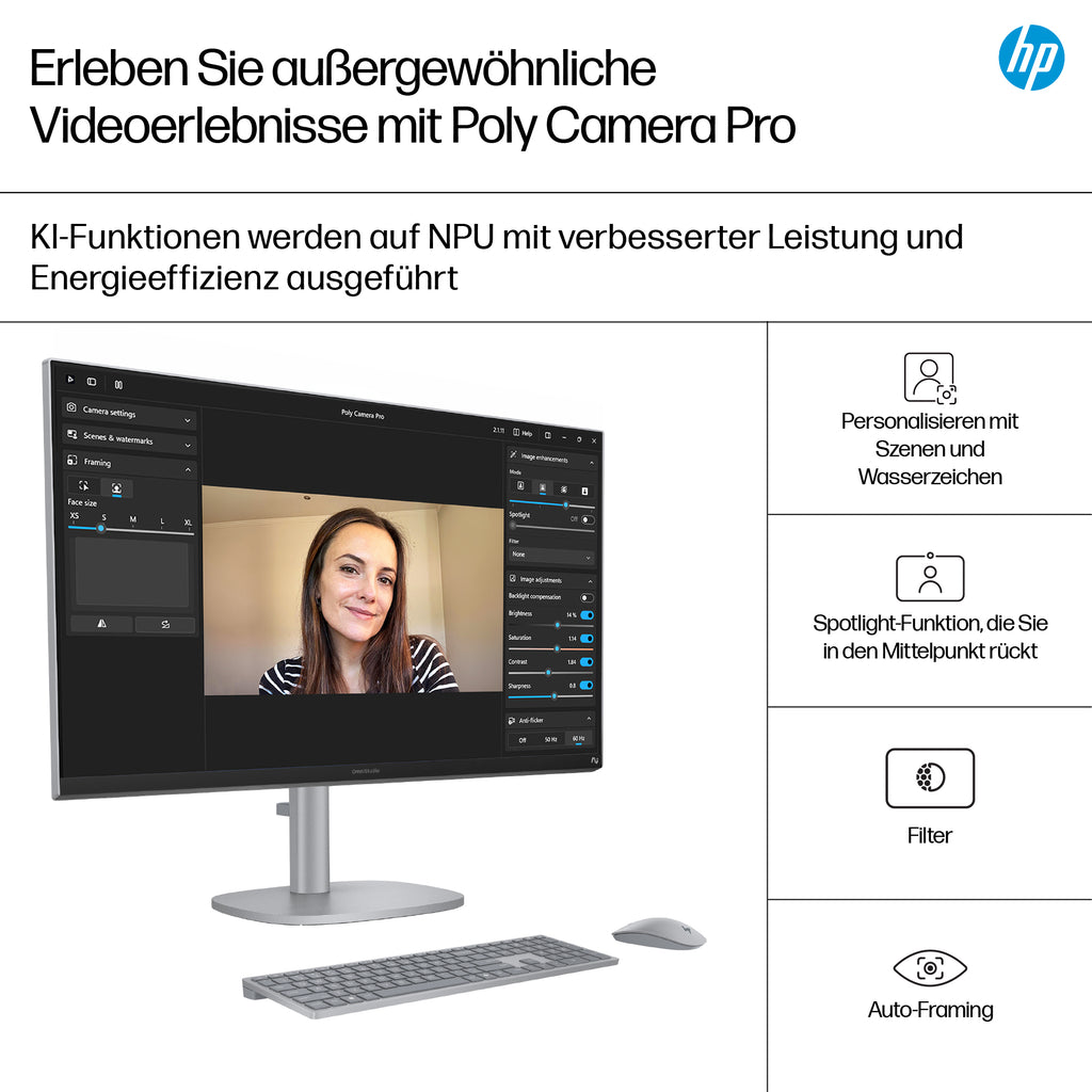 HP OmniStudio X Next Gen 32-c1173ng AIO Core Ultra 7 256V 16GB 1TB Intel Arc Graphics 140V Windows 11 Home