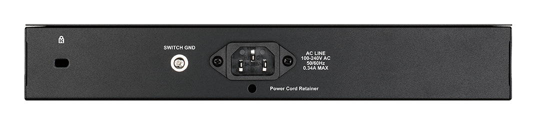 D-Link DGS-1210-08P commutateur réseau Géré L2/L3 Gigabit Ethernet (10/100/1000) Connexion Ethernet, supportant l'alimentation via ce port (PoE) Noir - vue 2