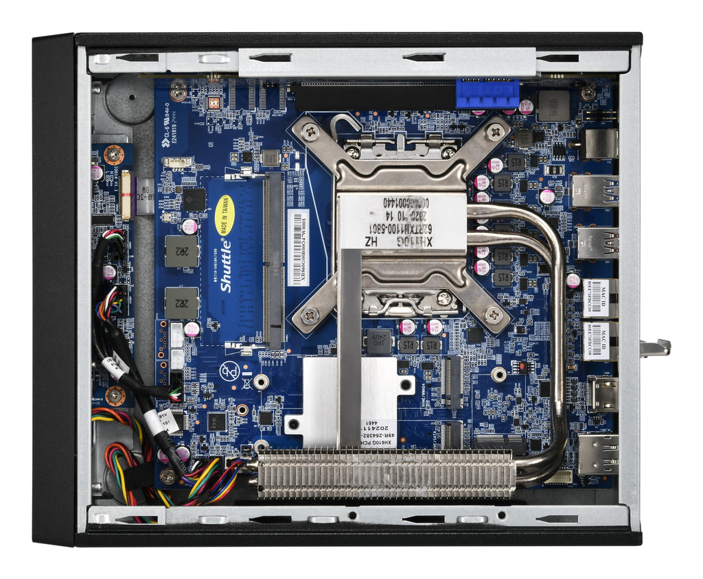 Shuttle XPC slim Barebone XB860G2 - S1851, Intel H860, 1xDP, 2xHDMI, 2 PCIe Slots (1x 16X & 1x X1), 2x Intel LAN (1G + 2