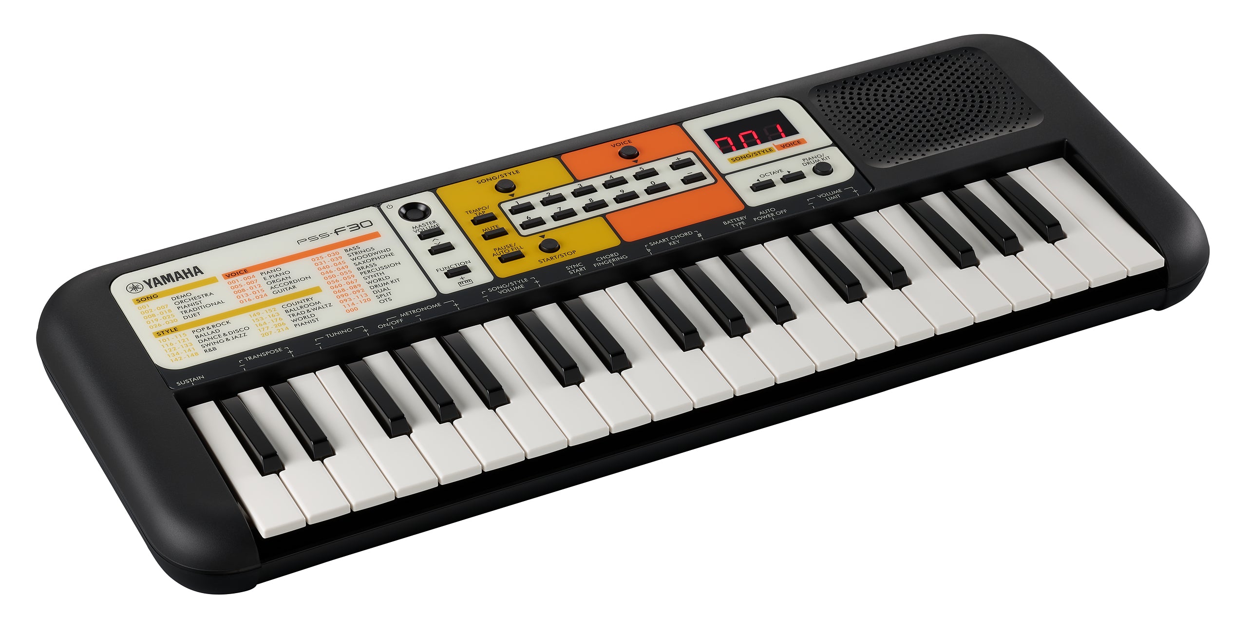 Yamaha PSS-F30 synthétiseur Synthétiseur digital 37 Noir