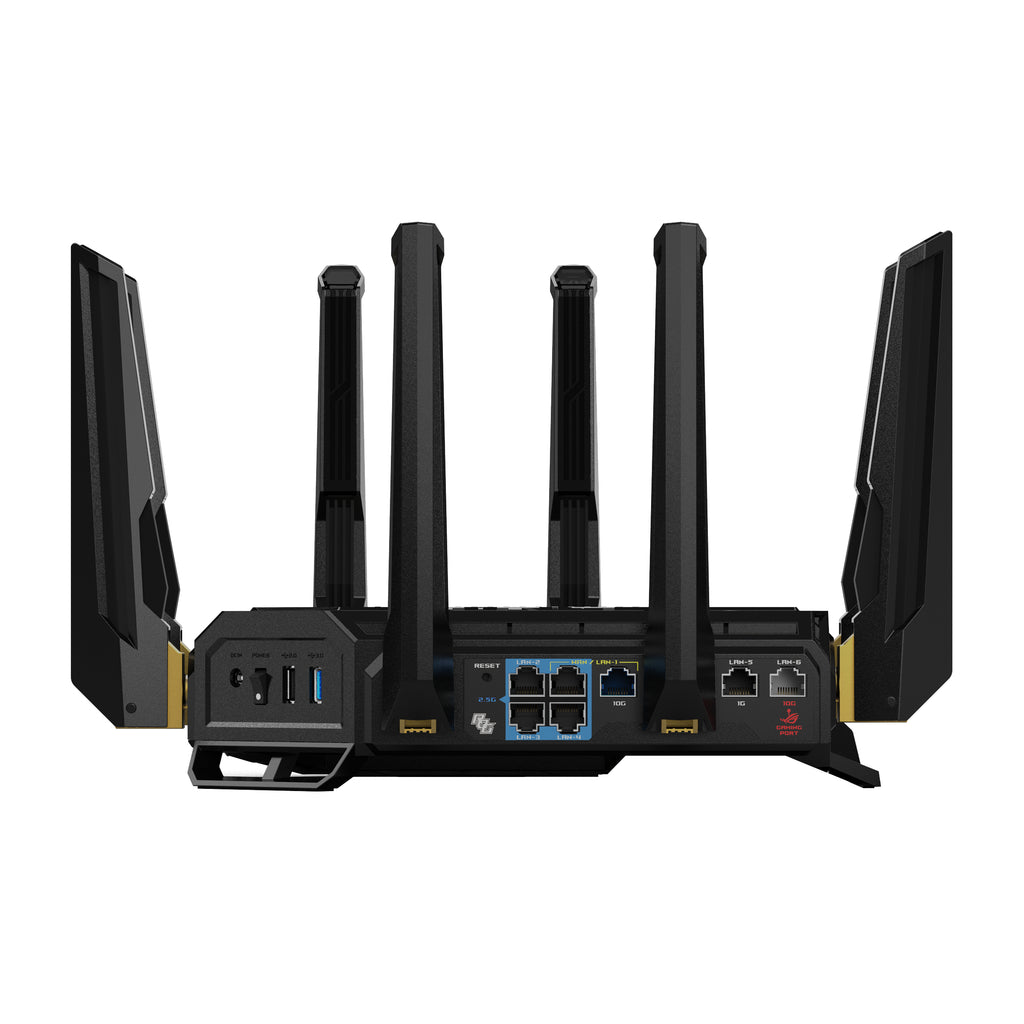 ASUS ROG Rapture GT-BE98 Routeur Sans Fil Wi-Fi 7 Quad-band 10 Gigabit Ethernet, Noir