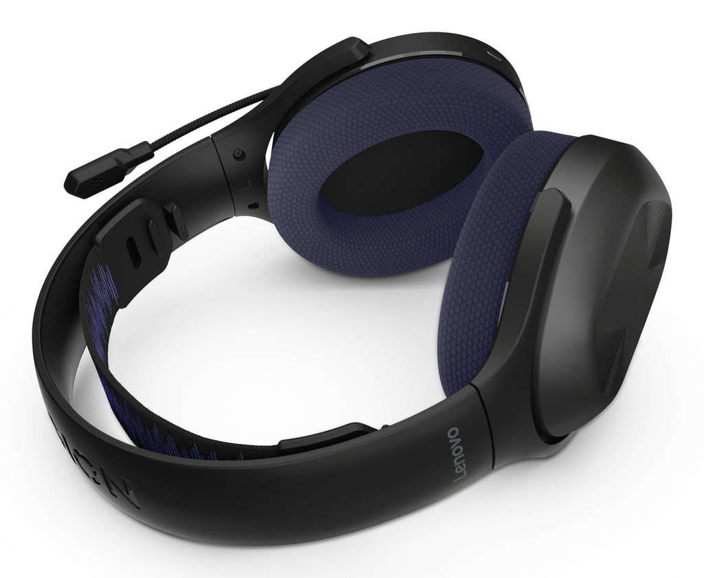 Lenovo Legion H410 Casques Sans fil Arceau Gaming USB Type-C Bluetooth Noir, Violet
