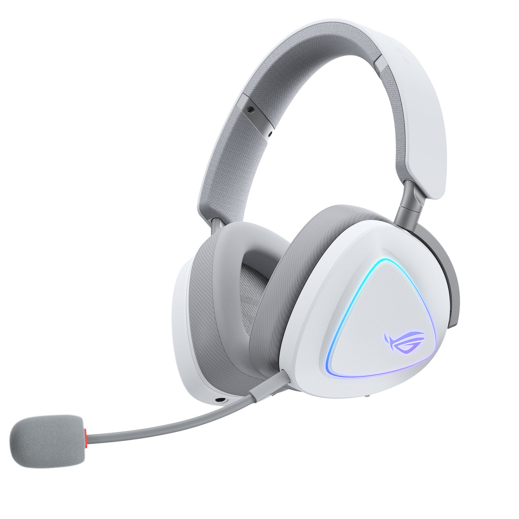 ASUS ROG Delta II Casque Gaming Filaire et Sans Fil Bluetooth USB Type-C, Blanc