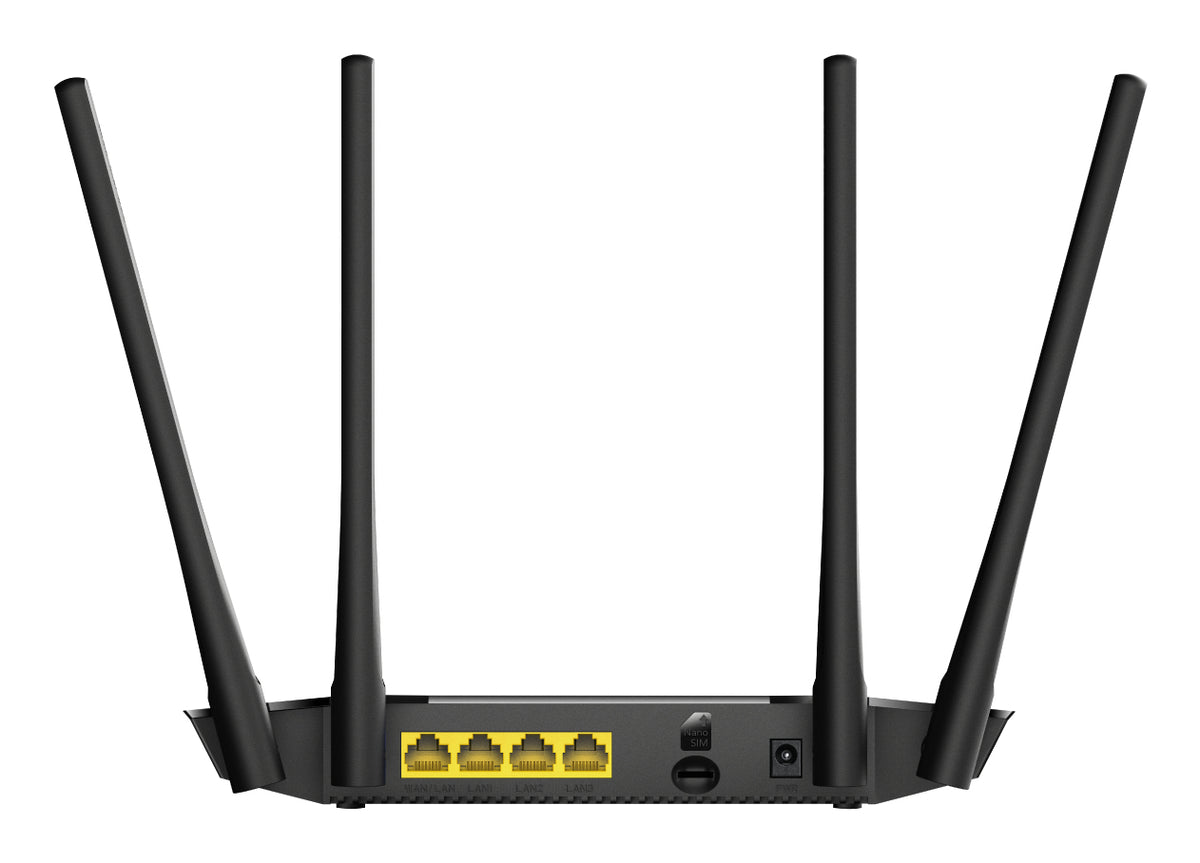 Cudy LT400 Routeur Sans Fil 4G Fast Ethernet Monobande 2,4 GHz, Noir