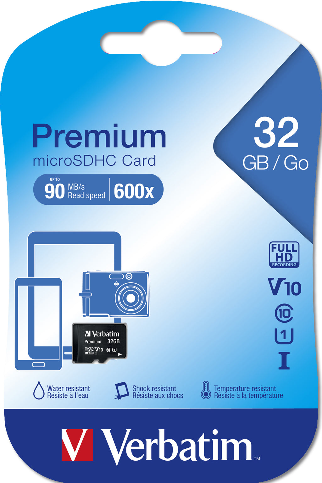 Verbatim Premium 32 Go MicroSDHC Classe 10