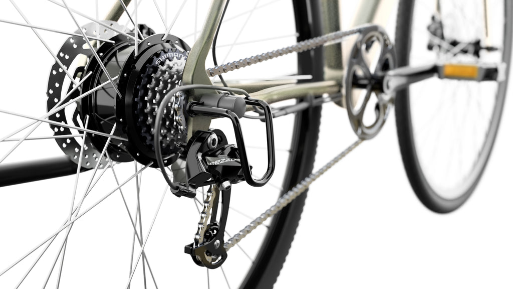 Sharp BK-GS03-EG Vélo Électrique 20 Pouces, Aluminium, Olive, 111,8 cm