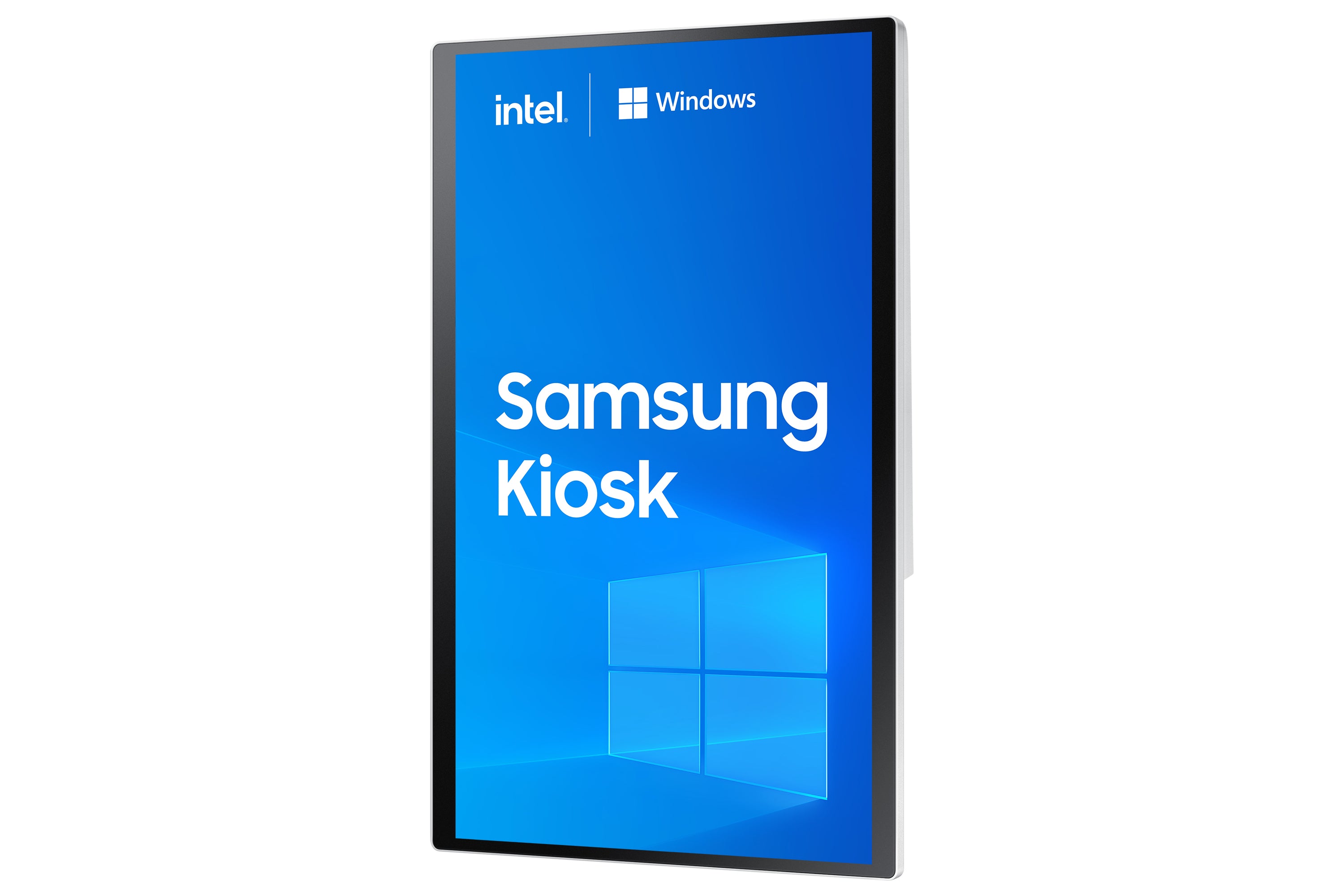 Samsung Samsung KM24C-3 En forme de kiosk 61 cm (24") LED 250 cd/m² Full HD Blanc Écran tactile Intégré dans le processeur Windows 10 IoT Enterprise 16/7