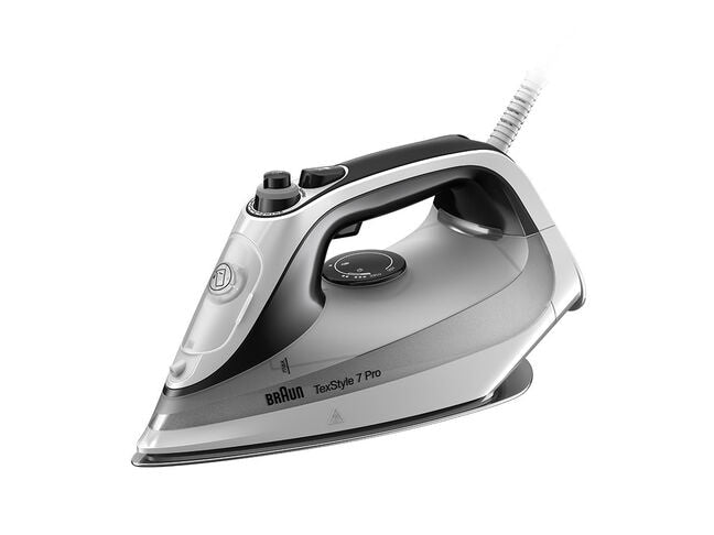 Braun TexStyle 7 Pro SI7149WB Fer à repasser à sec ou à vapeur EloxalPlus soleplate 2900 W Noir, Blanc