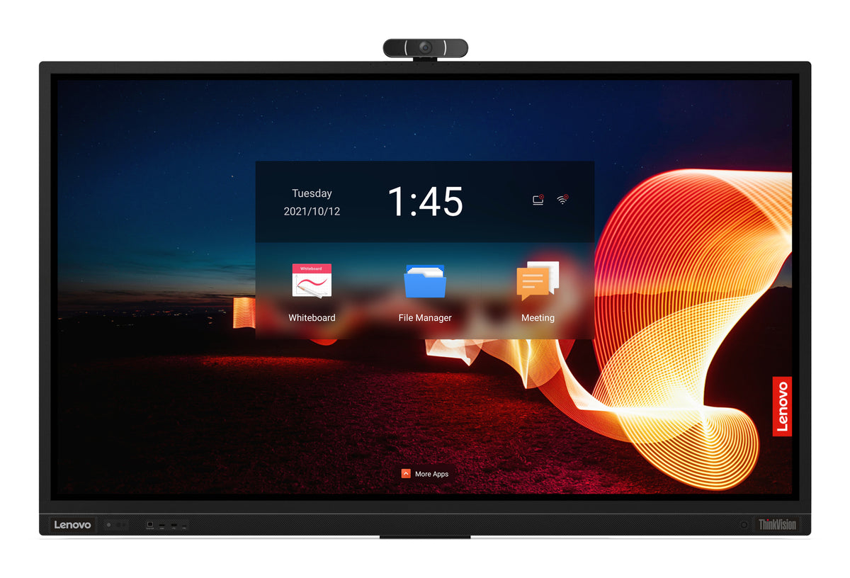 Lenovo ThinkVision T75 Écran Tactile 190,5 cm (75") 4K Ultra HD LED Noir