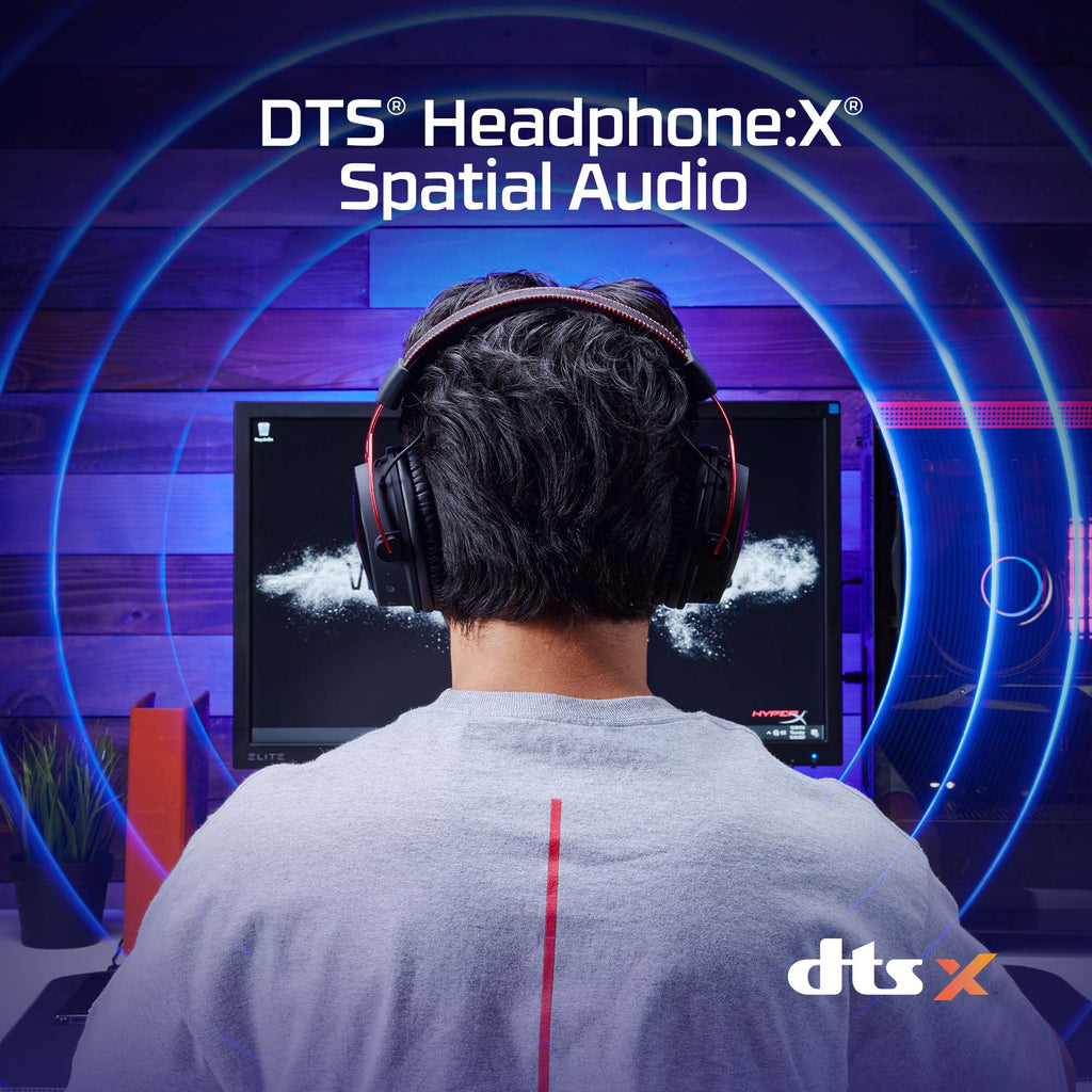 Casque gaming sans fil HyperX Cloud Alpha (noir-rouge)