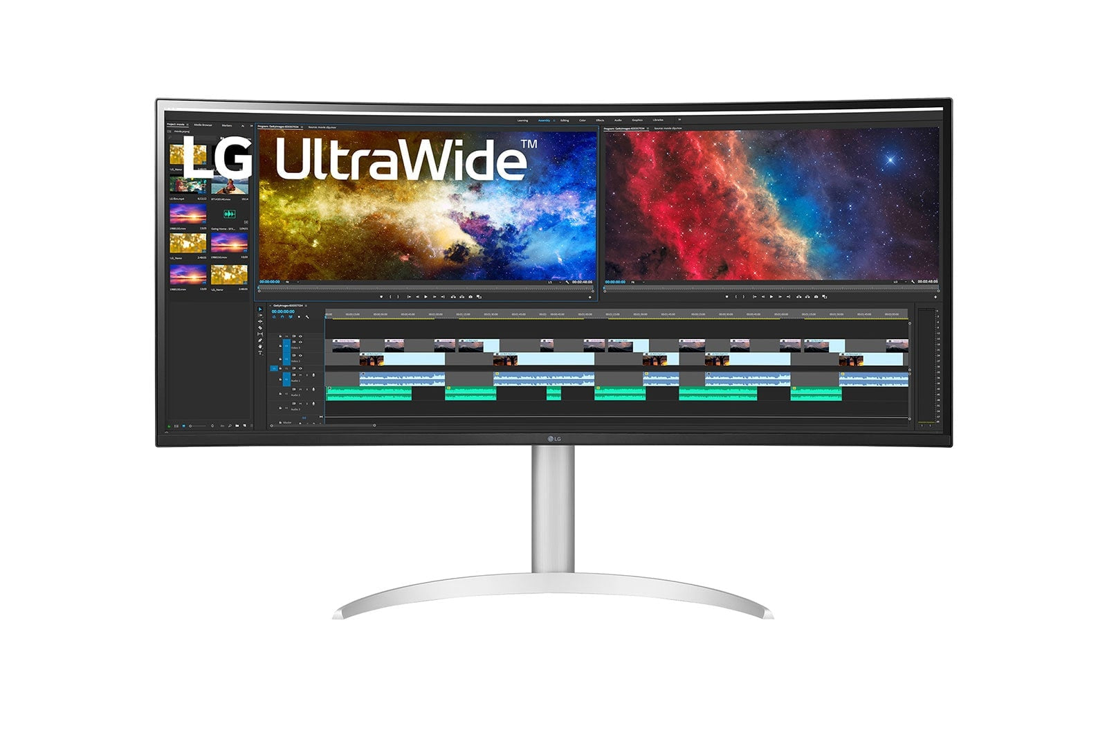 LG 38BQ85C-W écran plat de PC 95,2 cm (37.5") 3840 x 1600 pixels Quad HD+ Blanc