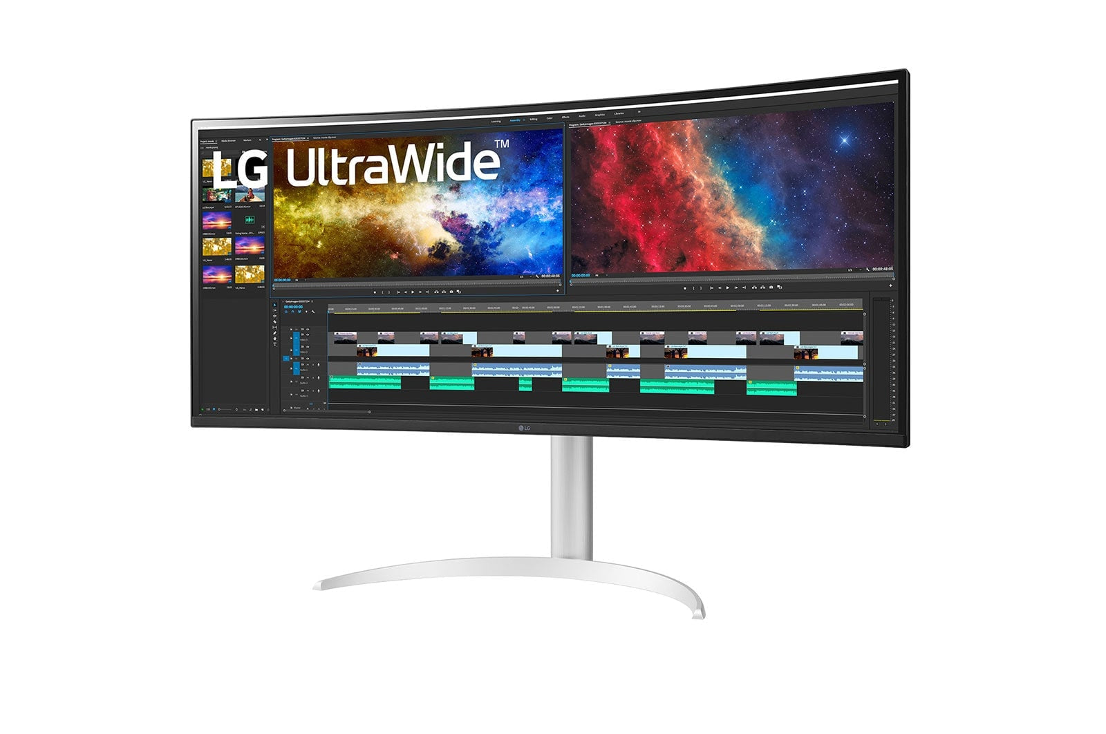 LG 38BQ85C-W écran plat de PC 95,2 cm (37.5") 3840 x 1600 pixels Quad HD+ Blanc
