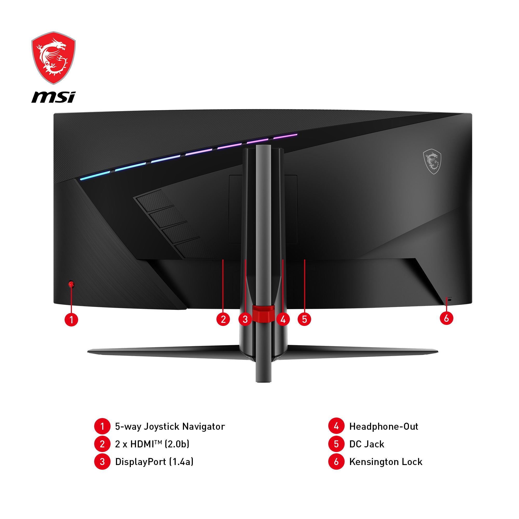 MSI MAG 345CQRDE écran plat de PC 86,4 cm (34") 3440 x 1440 pixels UltraWide Dual Quad HD Noir