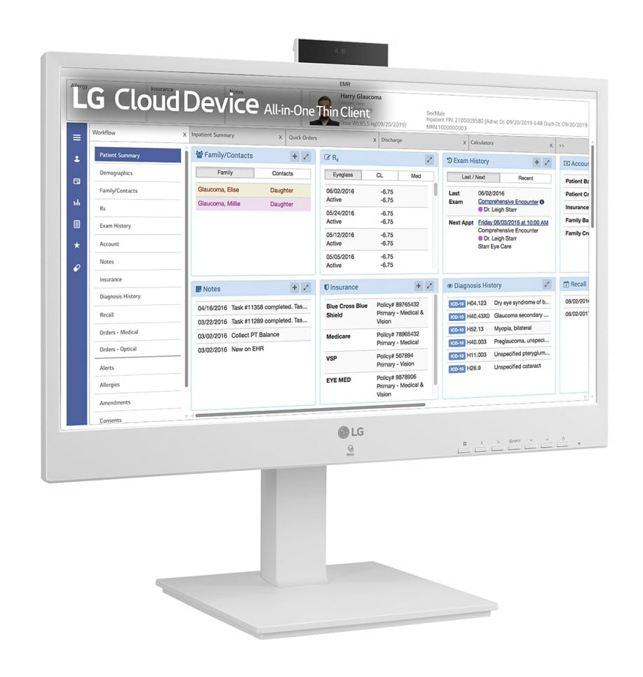 LG 24CR671N-2P All-in-One Pentium Silver N6005, 8GB RAM, 256GB SSD, Intel UHD Graphics, Sans OS - vue 5