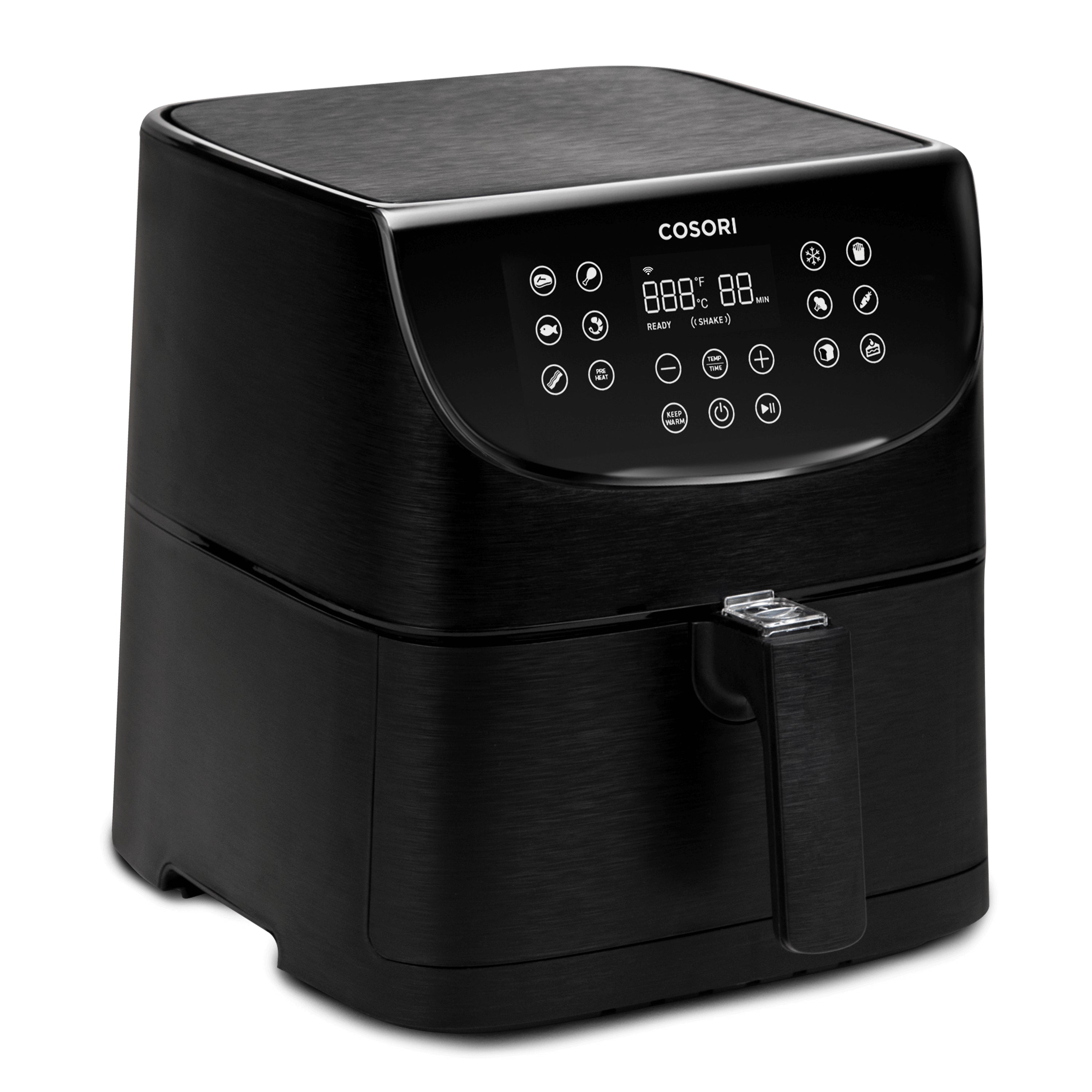 Cosori VeSync Pro Unique 5,5 L Autonome 1700 W Friteuse d’air chaud Noir