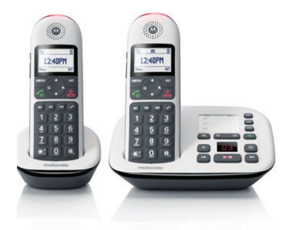 Motorola CD5011 Smartphone Identification de l'appelant Noir, Blanc