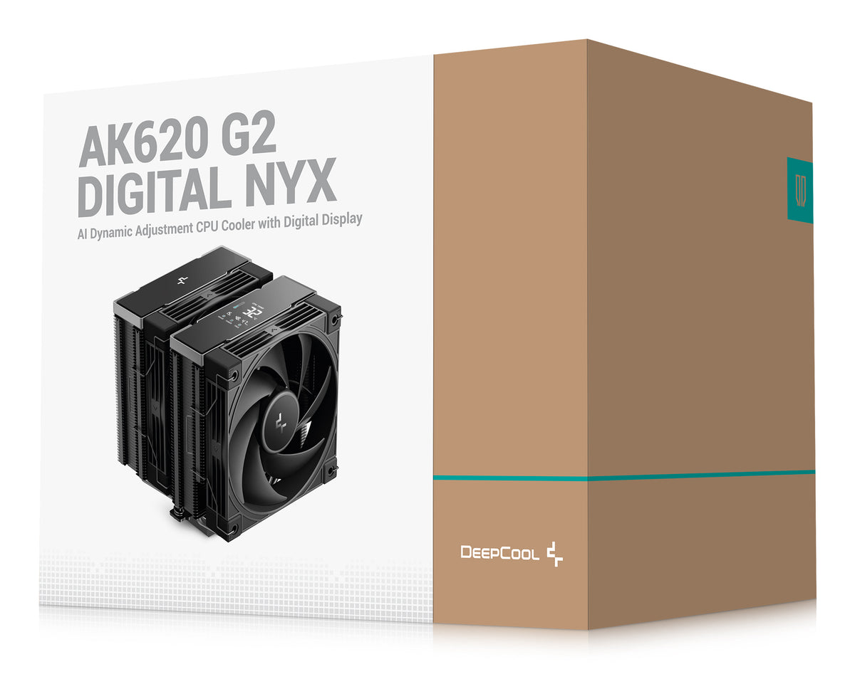 Deepcool AK620 G2 DIGITAL NYX Ventirad CPU 120 mm, Noir