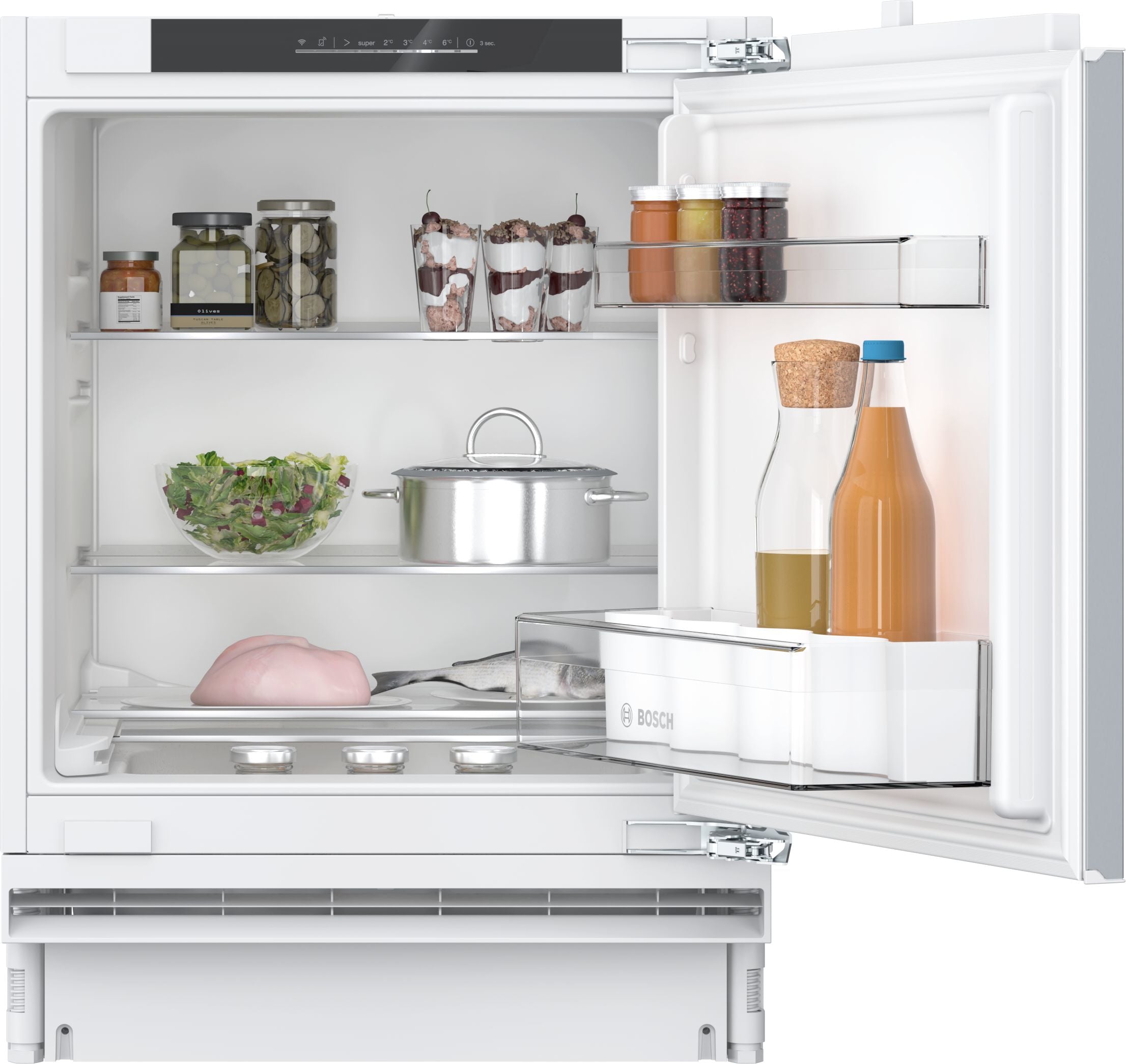 Bosch Bosch Serie 4 KUR21VFE0 réfrigérateur Intégré 134 L Blanc