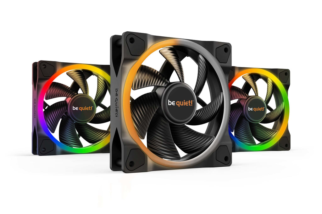 be quiet! Light Wings 120 mm PWM | Ventilateur PC ARGB, Pack de 3