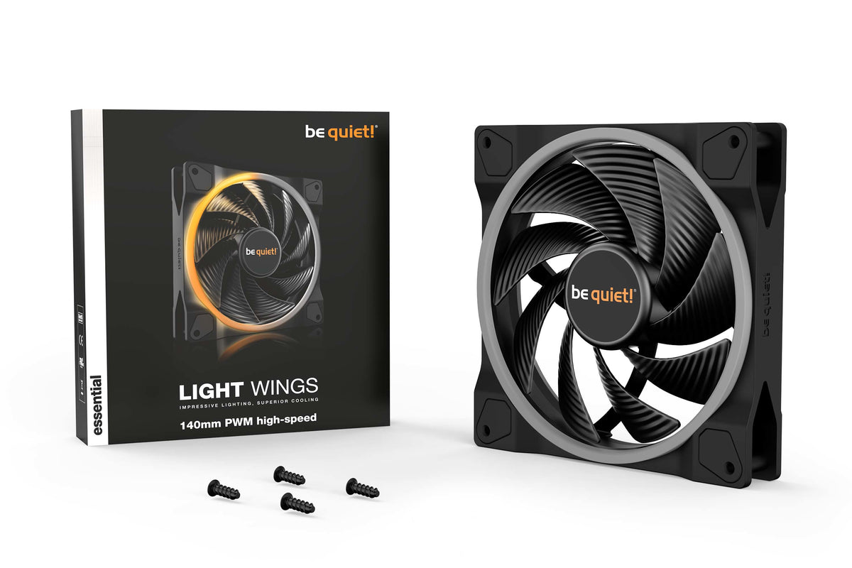be quiet! Light Wings 140 mm PWM | Ventilateur PC ARGB high-speed