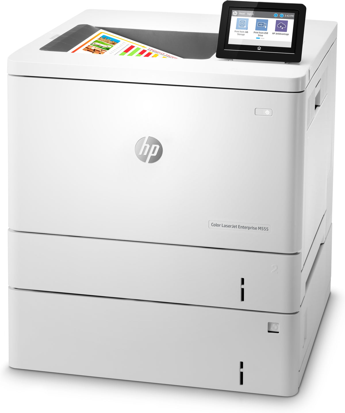 HP Color LaserJet Enterprise M555x - vue 2