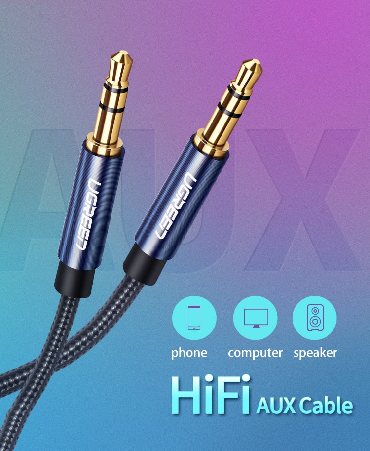 Ugreen 10688 câble audio 3 m 3,5mm Bleu