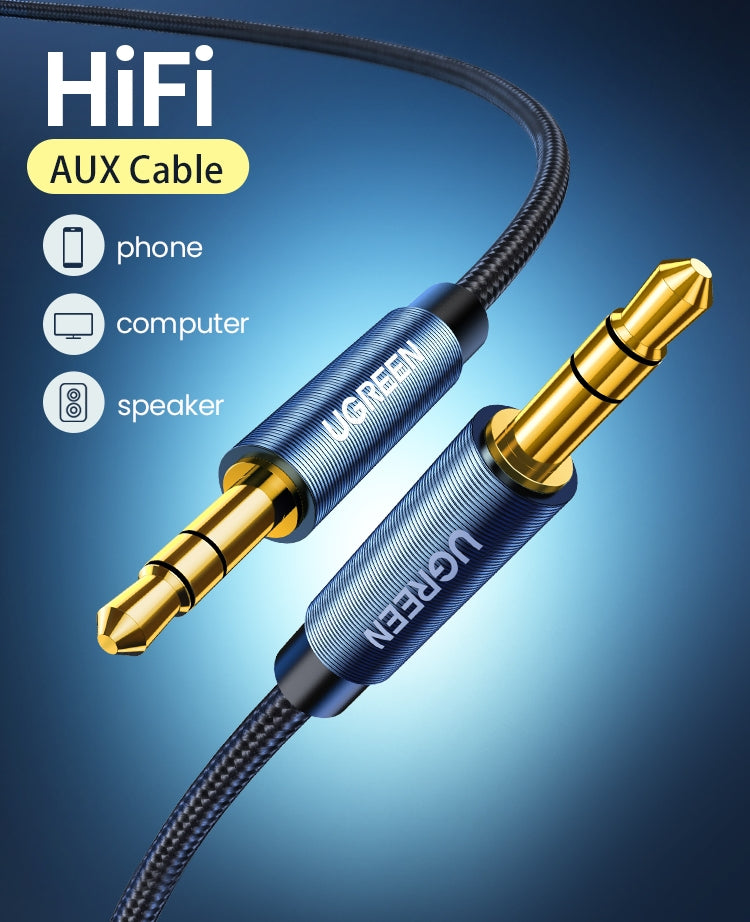 Ugreen 10688 câble audio 3 m 3,5mm Bleu