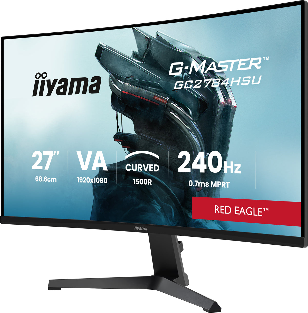 iiyama G-MASTER Red Eagle GC2784HSU-B1 27 VA 1920 x 1080 (Full HD) HDMI DisplayPort 240Hz