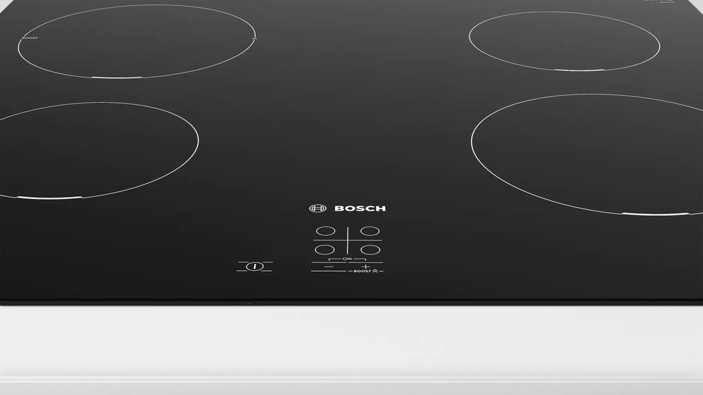 Bosch Bosch Serie 2 PUG611AA5E plaque Noir Intégré 60 cm Plaque avec zone à induction 4 zone(s)