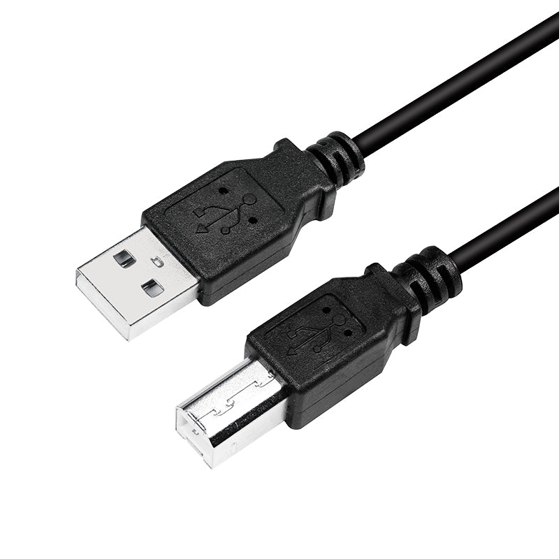 LogiLink CU0008B câble USB USB 2.0 3 m USB A USB B 0,48 Gbit/s Noir