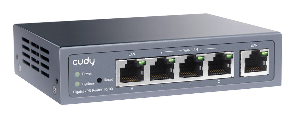 Cudy Gigabit Multi-WAN VPN Router Routeur connecté Fast Ethernet, Gigabit Ethernet Gris