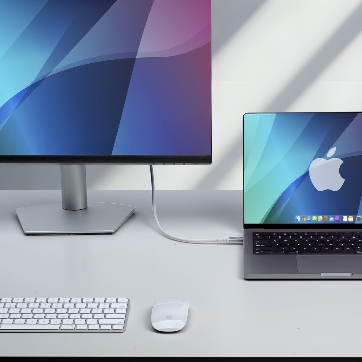 StarTech.com Câble USB4 USB-C 3m, 20 Gbit/s, 60W PD, 4K 120Hz DP 1.4, Blanc
