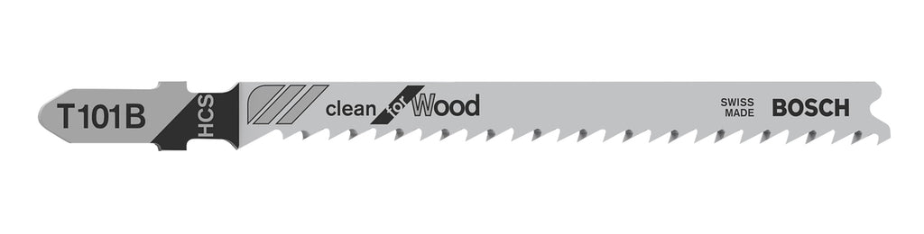 Bosch Bosch Lames de scie sauteuse T 101 B Clean for Wood