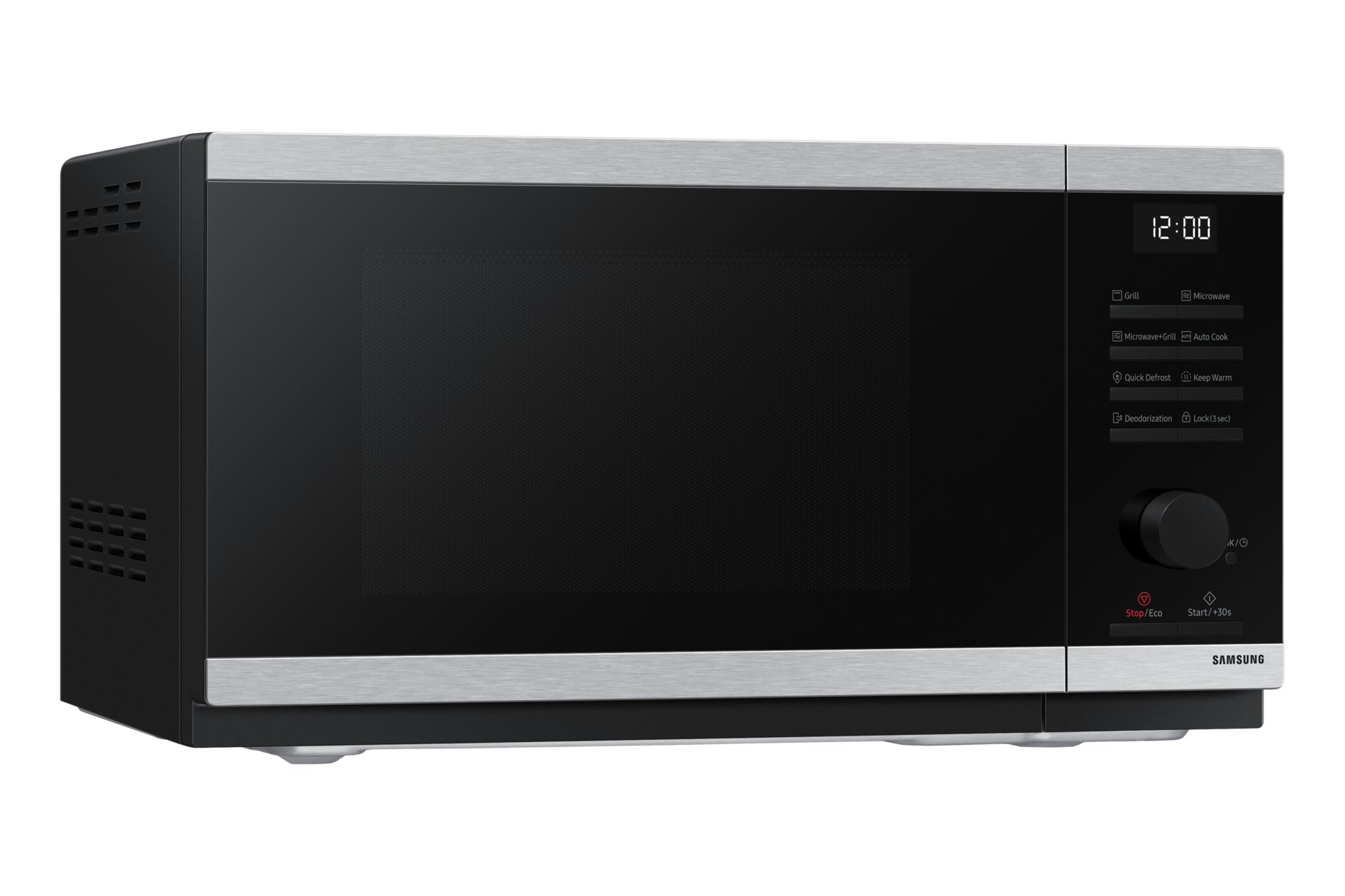 Samsung MG23DG4524ATE2 micro-onde Noir, Acier inoxydable Micro-ondes grill Comptoir 23 L 800 W
