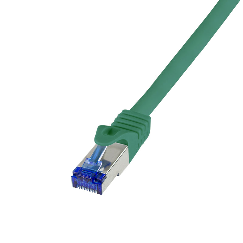 LogiLink C6A025S Câble Réseau Cat6a S/FTP Vert 0,5 m