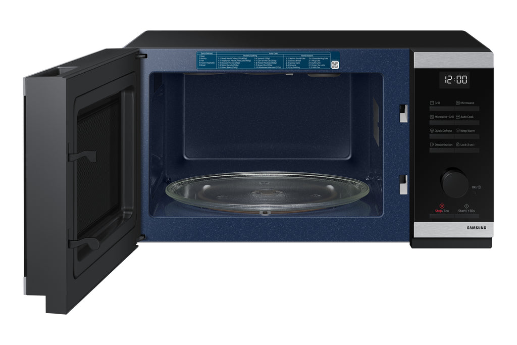 Samsung MG23DG4524ATE2 micro-onde Noir, Acier inoxydable Micro-ondes grill Comptoir 23 L 800 W