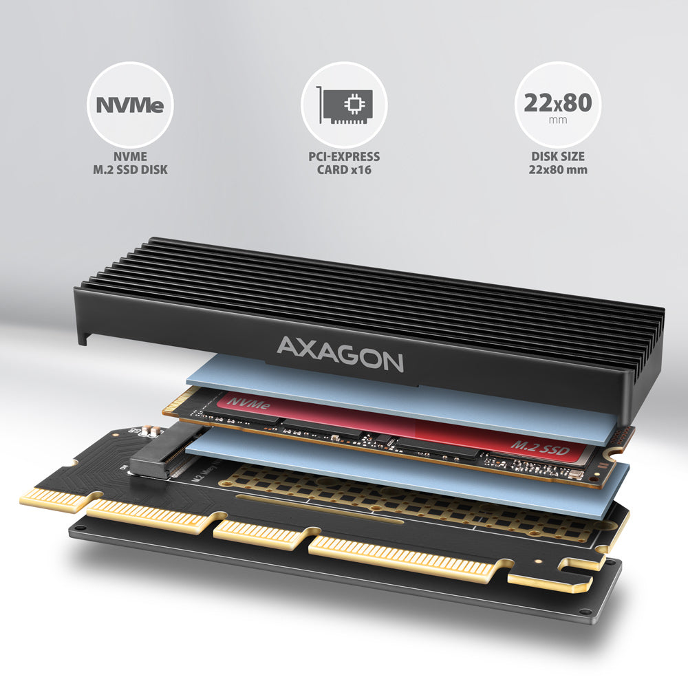 AXAGON PCEM2-XS Lagringskontrol