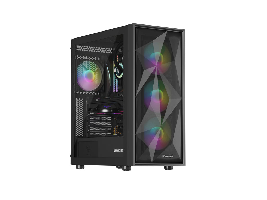 GENESIS Diaxid 605 ARGB Midi Tower Noir