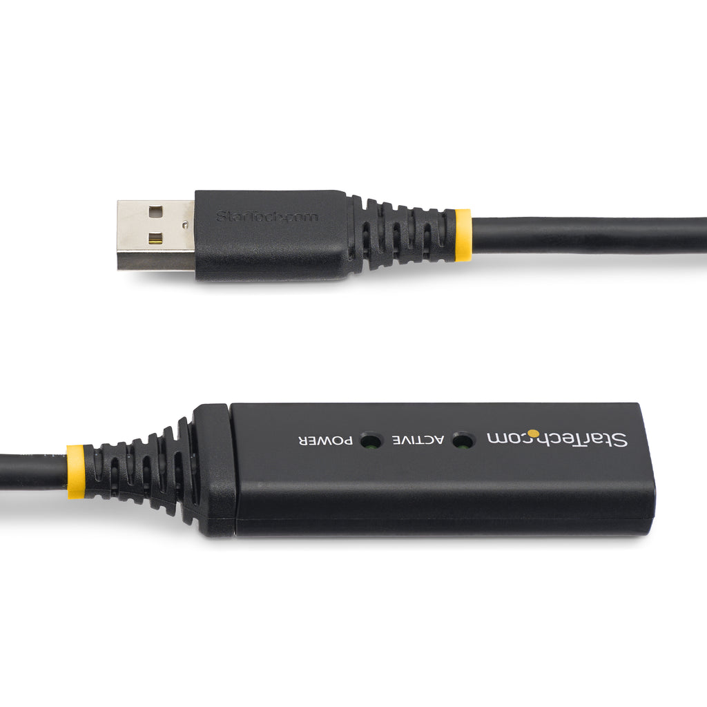 StarTech.com Câble d'extension USB 2.0 actif 5m, Répéteur USB Mâle vers Femelle
