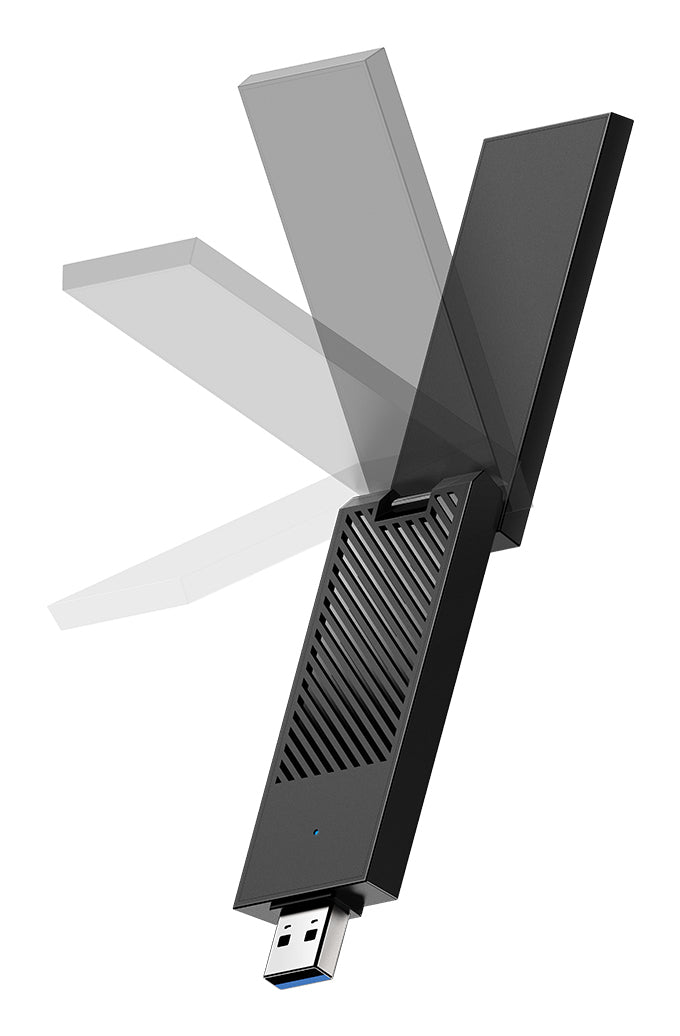 Cudy WU6500 Adaptateur Wi-Fi 7 BE6500 Tri-bande USB 3.0 jusqu'à 6452 Mbit/s
