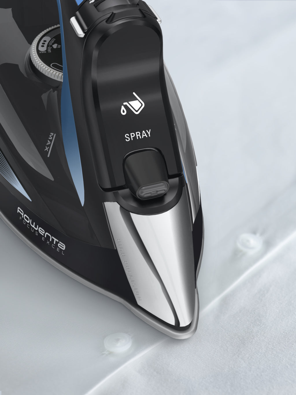 Rowenta Rowenta DW5310 Fer à vapeur Semelle Laser HD Microsteam 400 2700 W Noir, Bleu