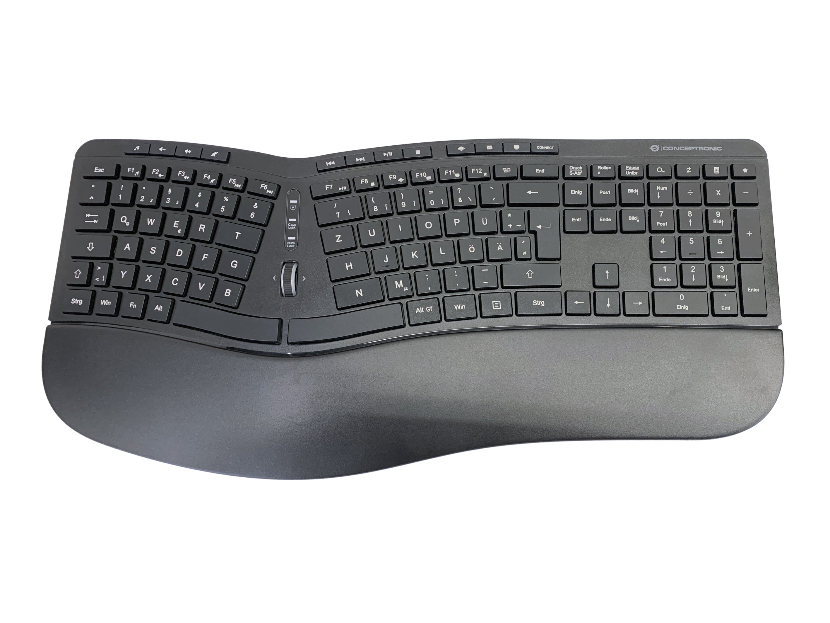 Conceptronic ORAZIO02DE clavier Souris incluse Bureau RF sans fil QWERTZ Allemand Noir