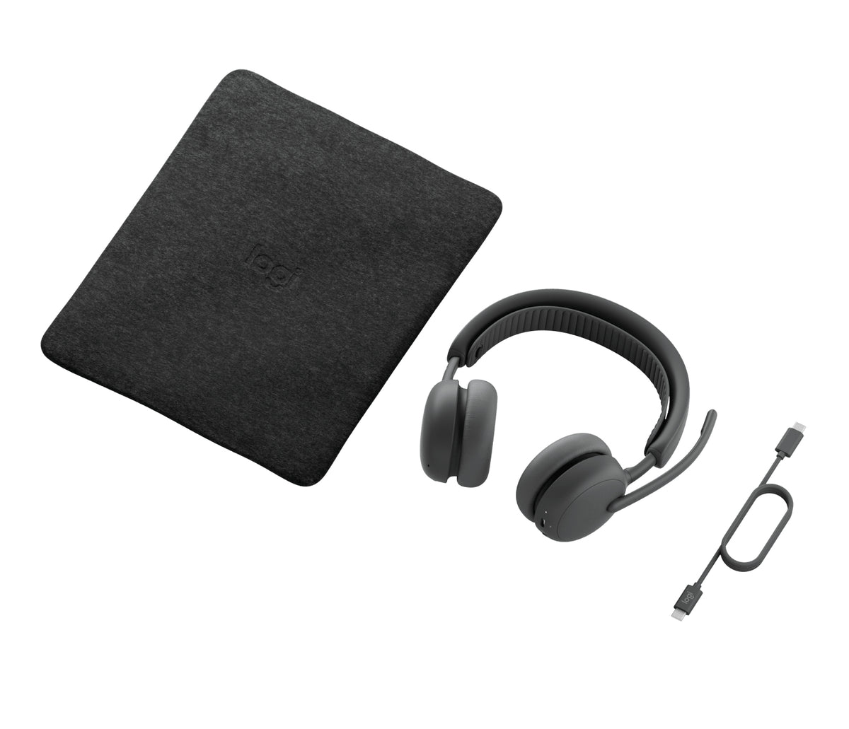 Logitech Zone Wireless 2 ES for Business, Casque Sans Fil et Filaire, Gris