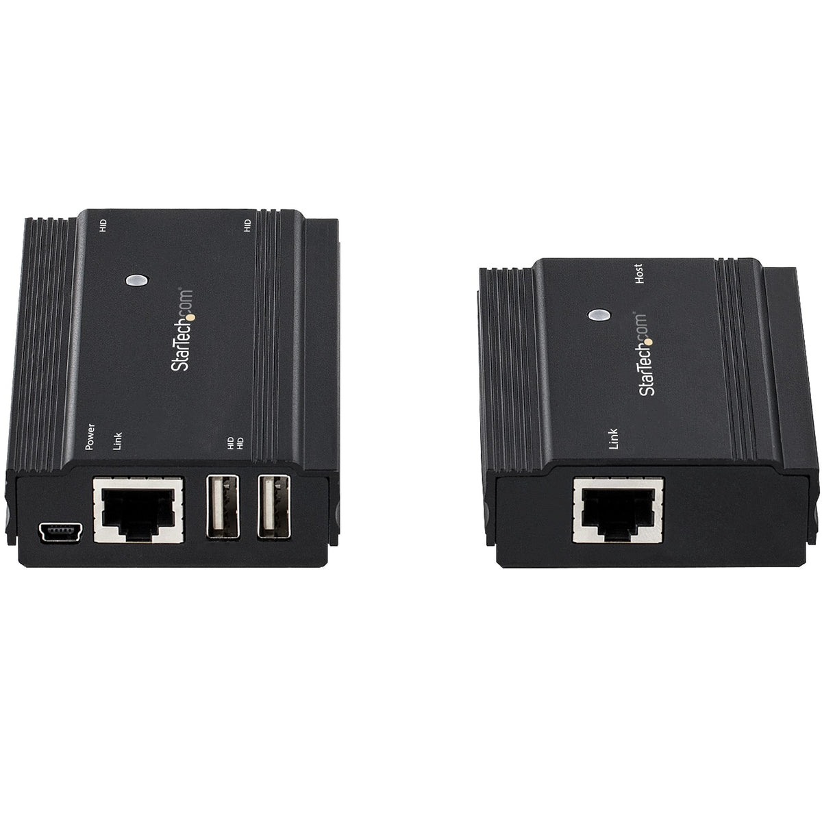 StarTech.com Hub USB 2.0 sur Câble Ethernet CAT5e/CAT6/CAT7, 4 Ports, Extension 100m, Boîtier Métal, Alimentation Extern