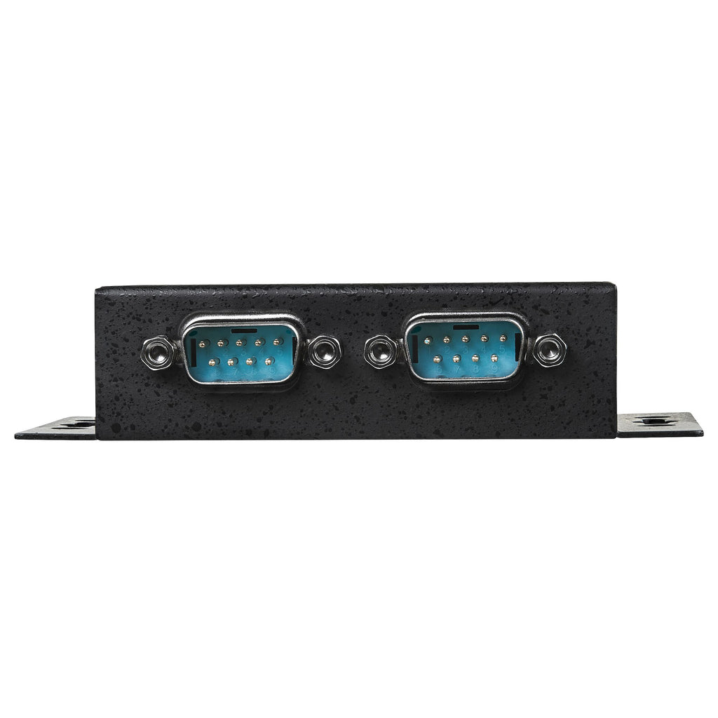 StarTech.com Hub adaptateur industriel USB vers série 2 ports à fixation murale avec clips de rail DIN - vue 3