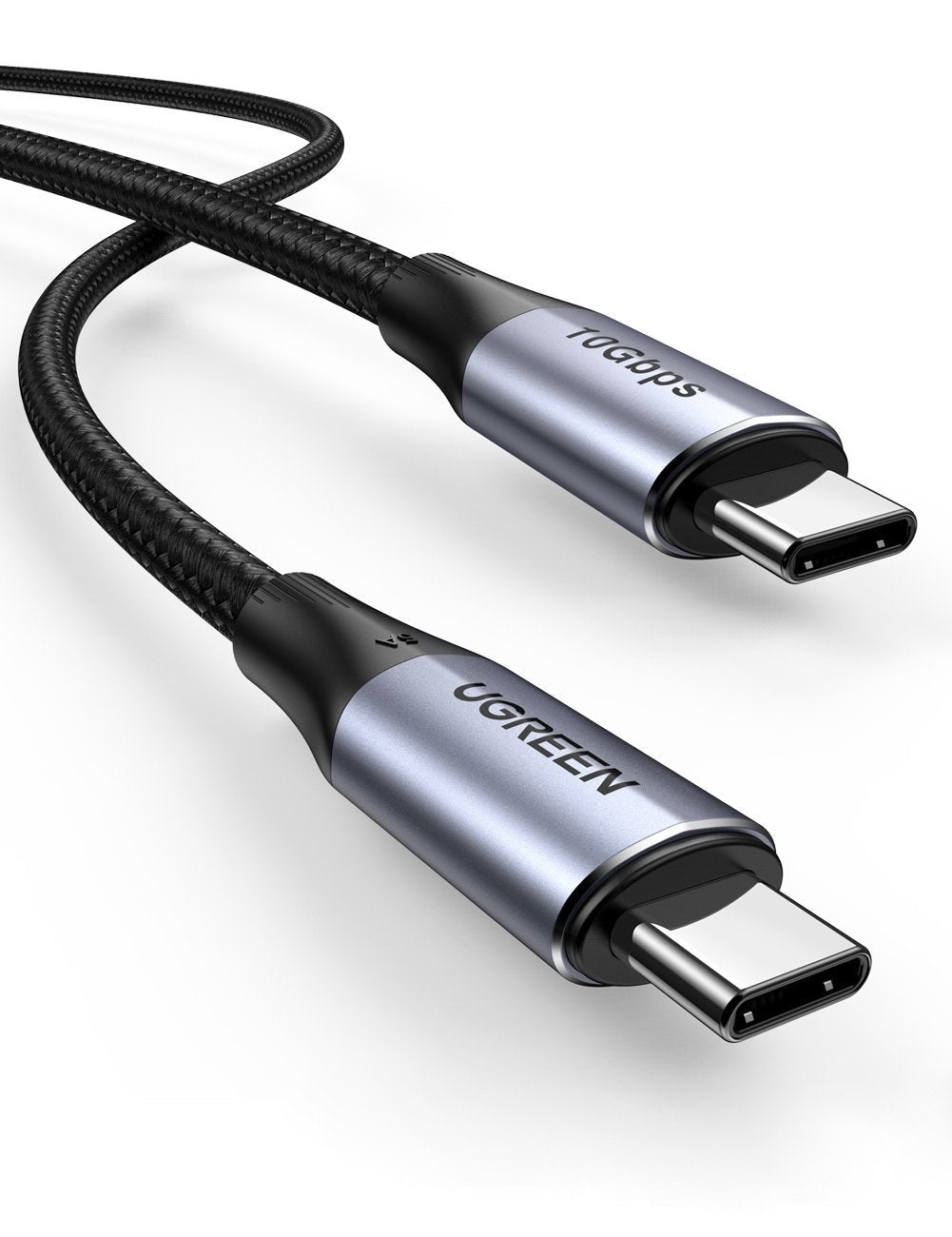 Ugreen 80150 câble USB USB 3.2 Gen 2 (3.1 Gen 2) USB C 10 Gbit/s 100 W Noir
