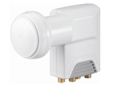 Microconnect LNBS-4 convertisseur abaisseur de fréquence Low Noise Block (LNB) Blanc