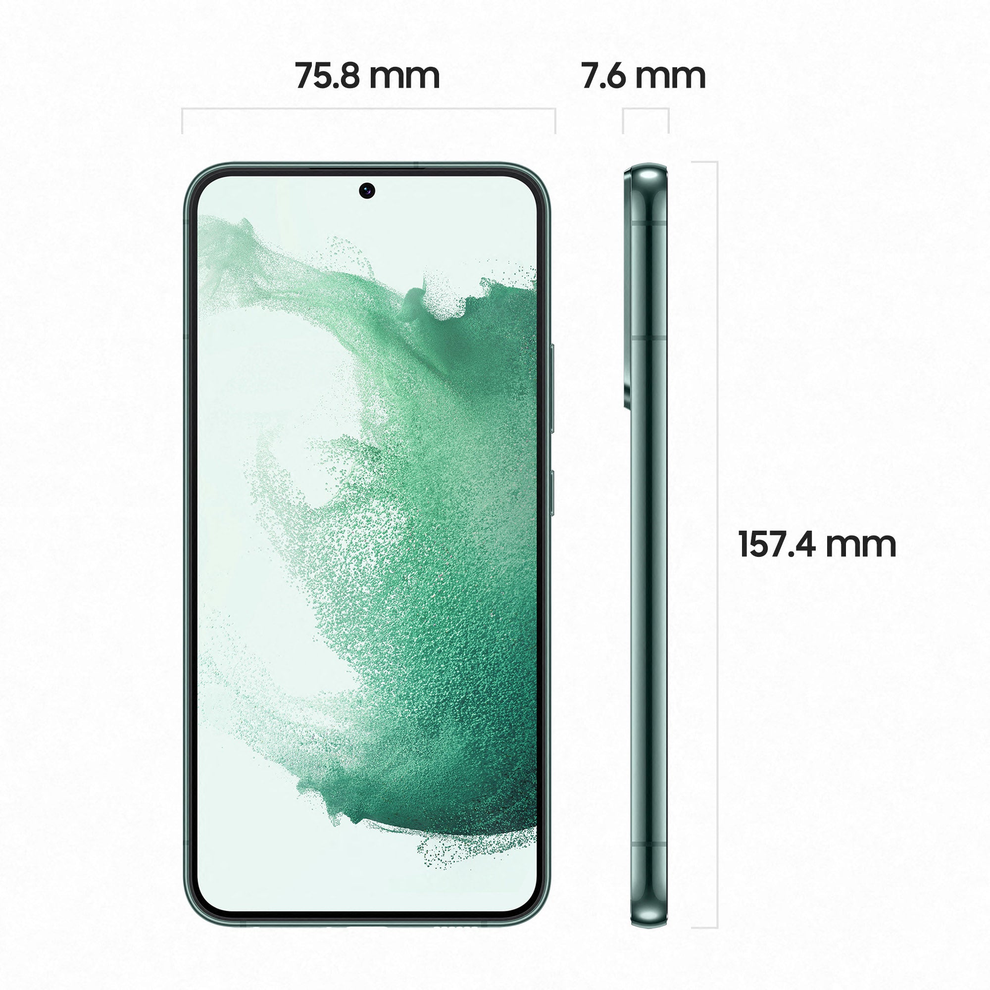 Samsung Samsung Galaxy S22+ SM-S906B 16,8 cm (6.6") Double SIM Android 12 5G USB Type-C 8 Go 128 Go 4500 mAh Vert